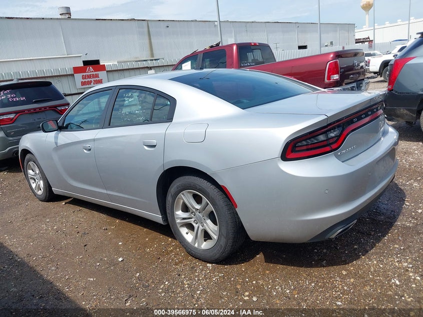 2022 Dodge Charger Sxt Rwd VIN: 2C3CDXBG1NH264128 Lot: 39566975