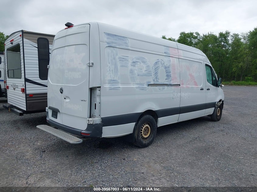 2021 MERCEDES-BENZ SPRINTER 2500 HIGH ROOF I4 DIESEL VIN: W1Y4DCHY7MT060522
