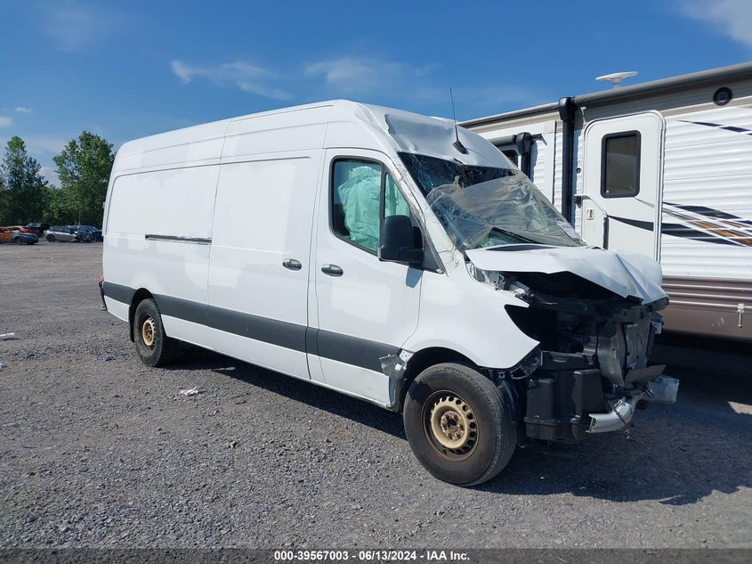 2021 Mercedes-Benz Sprinter 2500 High Roof I4 Diesel VIN: W1Y4DCHY7MT060522 Lot: 39567003