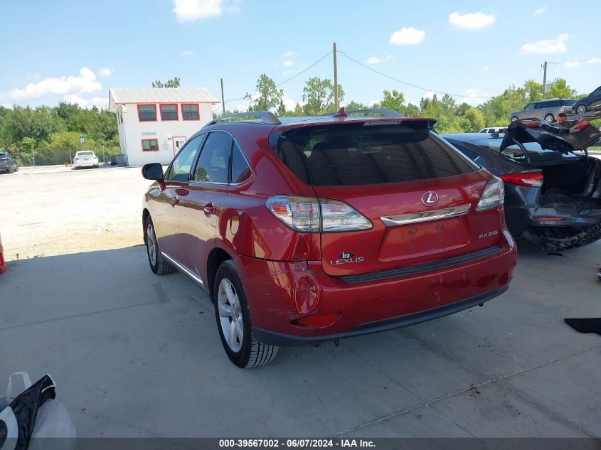 2010 Lexus Rx 350 VIN: JTJBK1BA0A2414316 Lot: 39567002