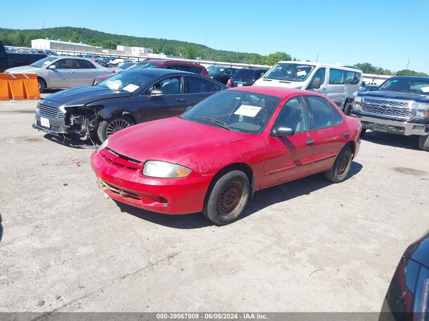 2003 Chevrolet Cavalier VIN: 1G1JC52F337254526 Lot: 39567009