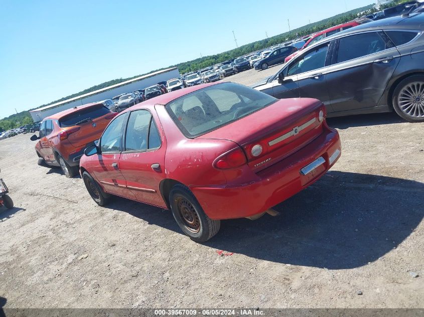 2003 Chevrolet Cavalier VIN: 1G1JC52F337254526 Lot: 39567009