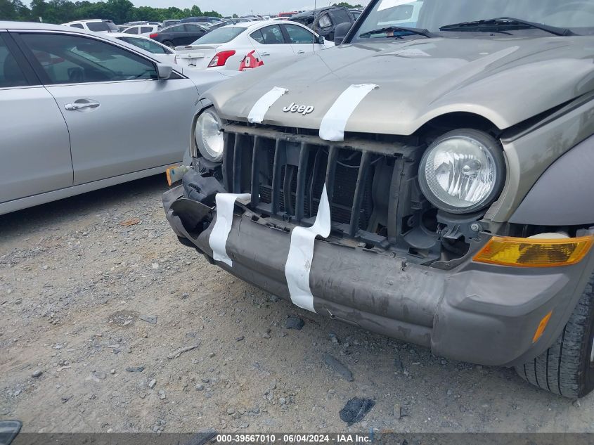 2006 Jeep Liberty Sport VIN: 1J4GK48K66W224217 Lot: 39567010