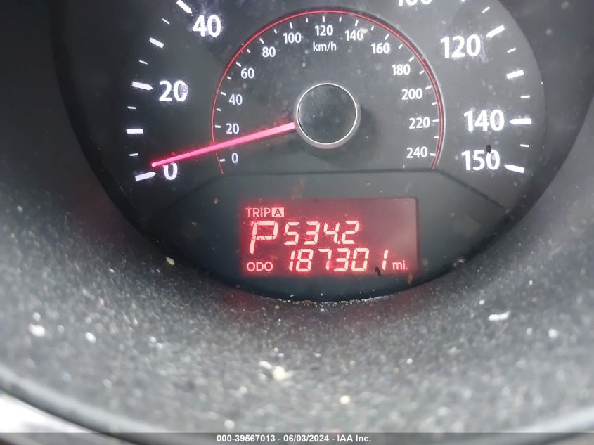 2012 Kia Sorento Lx VIN: 5XYKT3A18CG292116 Lot: 39567013