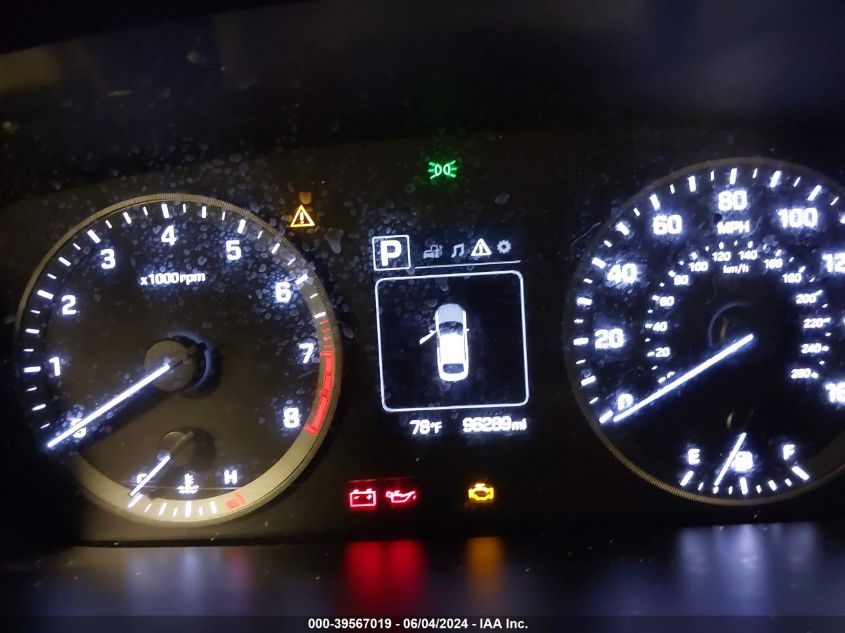 2015 Hyundai Sonata Se VIN: 5NPE24AF0FH247699 Lot: 39567019