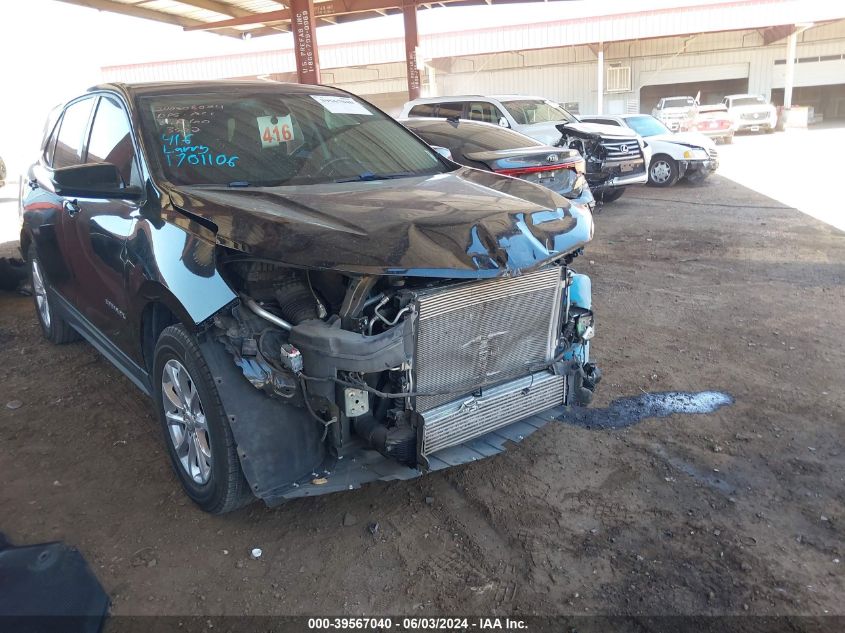 2019 Chevrolet Equinox Lt VIN: 3GNAXKEV2KL173502 Lot: 39567040