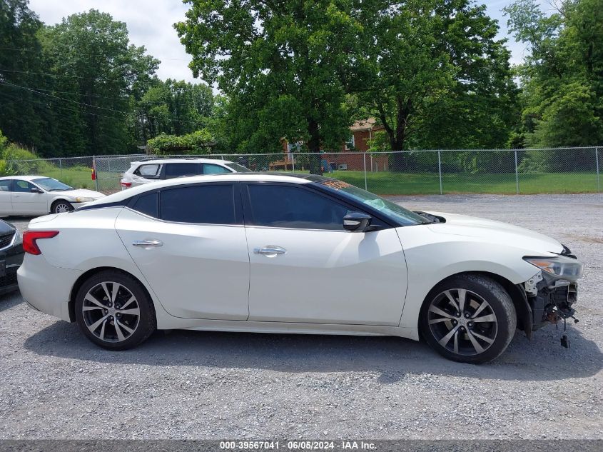 2017 Nissan Maxima 3.5 Platinum VIN: 1N4AA6AP1HC371118 Lot: 39567041