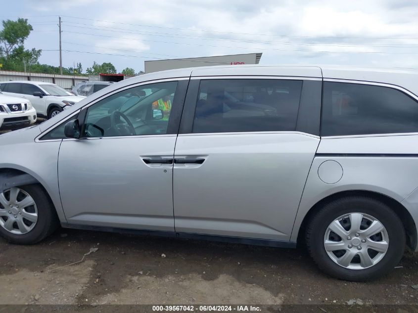 2012 Honda Odyssey Lx VIN: 5FNRL5H26CB109635 Lot: 39567042