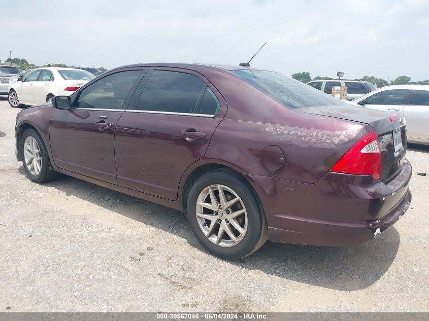 2011 Ford Fusion Sel VIN: 3FAHP0JA9BR275753 Lot: 39567046