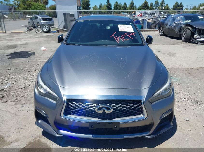 2018 Infiniti Q50 3.0T Red Sport 400 VIN: JN1FV7AP5JM640136 Lot: 39567049