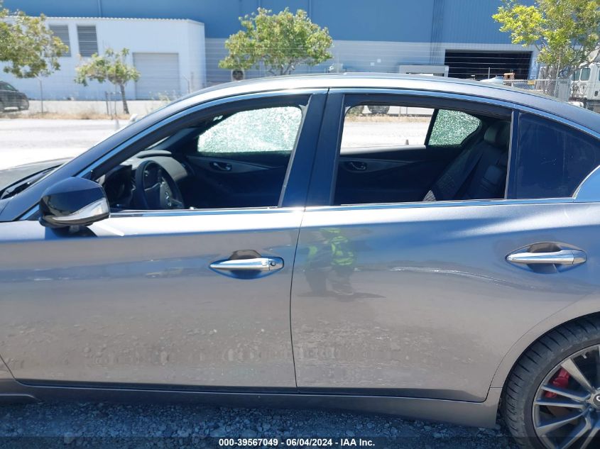 2018 Infiniti Q50 3.0T Red Sport 400 VIN: JN1FV7AP5JM640136 Lot: 39567049