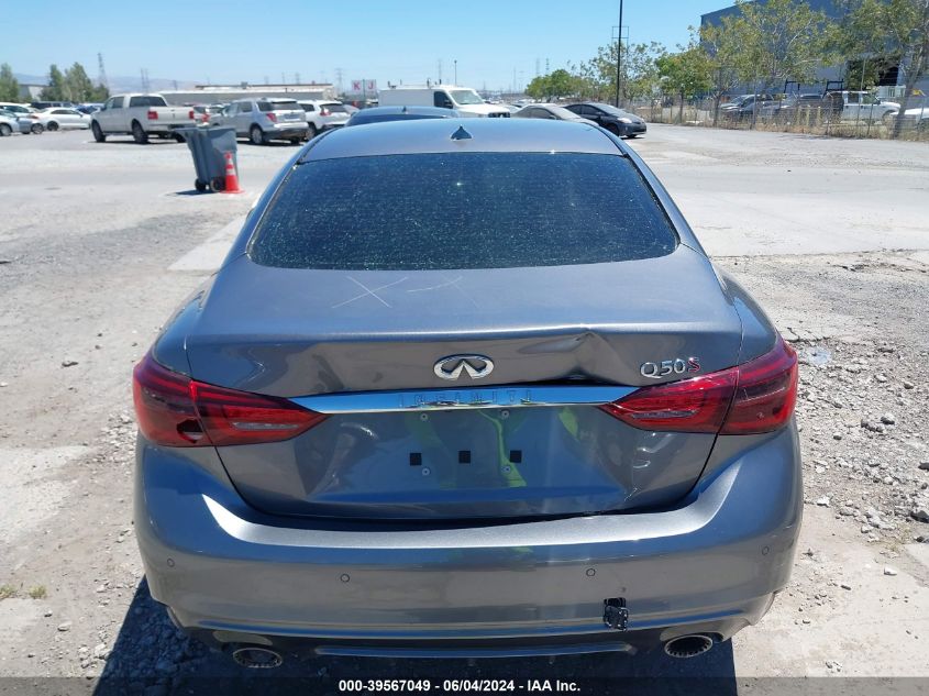 2018 Infiniti Q50 3.0T Red Sport 400 VIN: JN1FV7AP5JM640136 Lot: 39567049