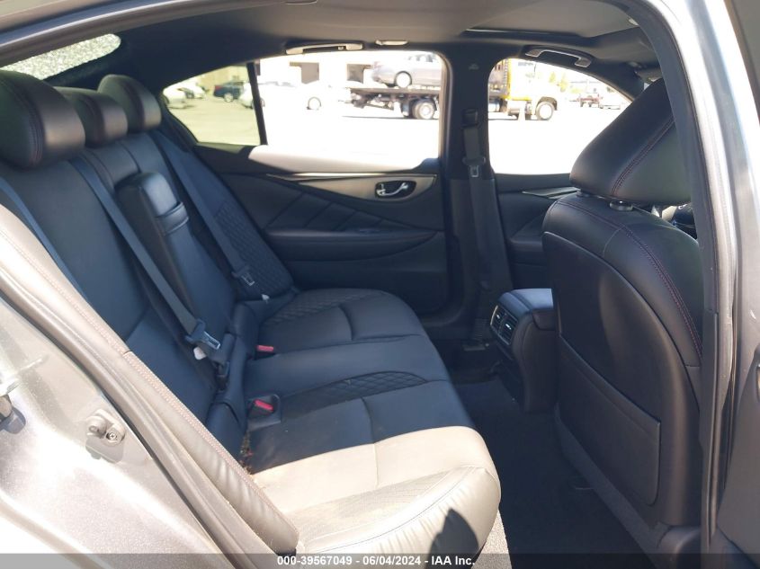 2018 Infiniti Q50 3.0T Red Sport 400 VIN: JN1FV7AP5JM640136 Lot: 39567049