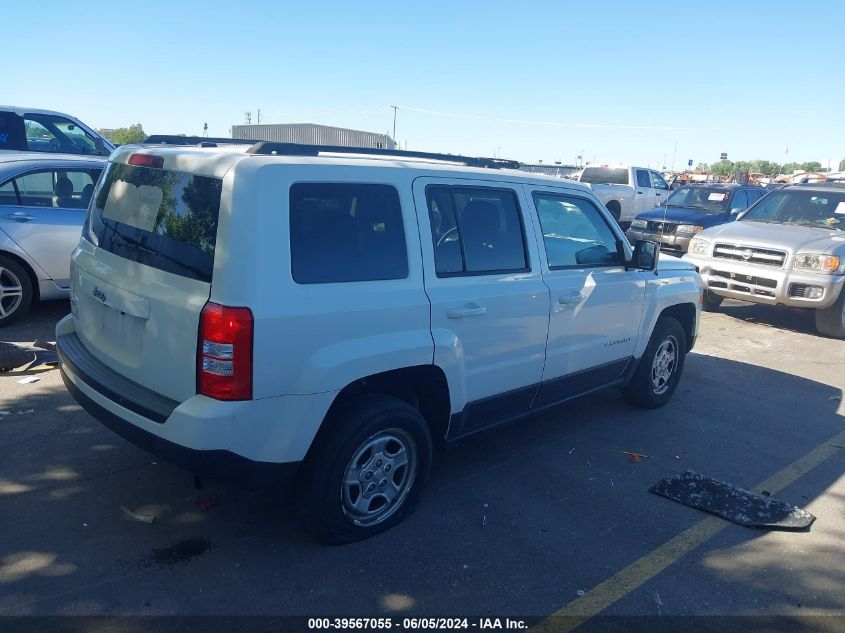 2016 Jeep Patriot Sport VIN: 1C4NJRBB0GD594789 Lot: 39567055