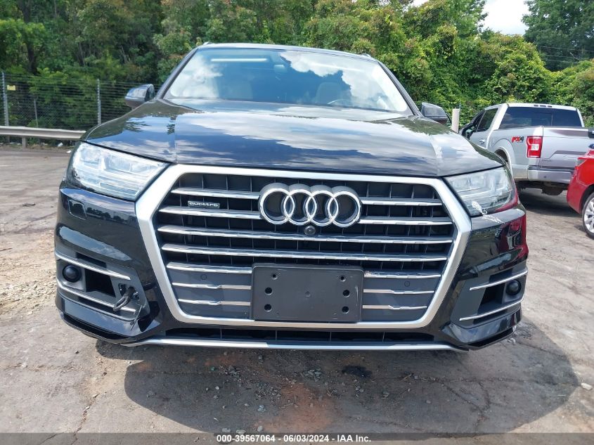 2018 Audi Q7 3.0T Premium VIN: WA1VAAF73JD051395 Lot: 39567064