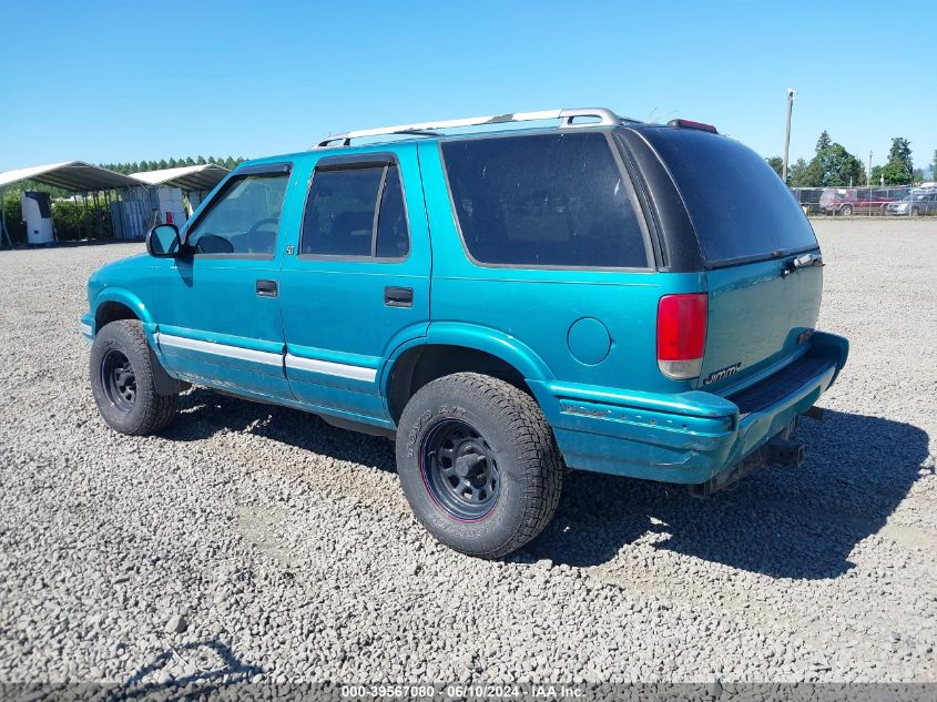 1995 GMC Jimmy VIN: 1GKDT13W9S2523642 Lot: 39567080