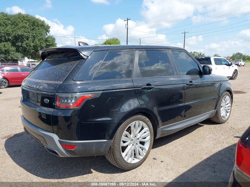 VIN SALWG2RV7KA840475 2019 LAND ROVER RANGE ROVER SPORT SE