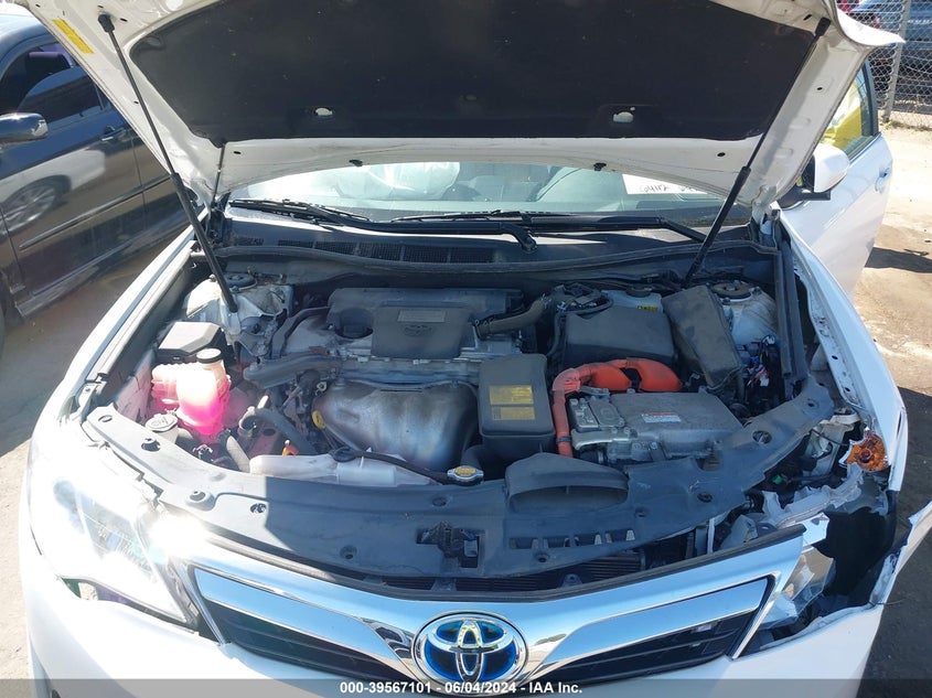 2013 Toyota Camry Hybrid Xle VIN: 4T1BD1FK8DU084512 Lot: 39567101