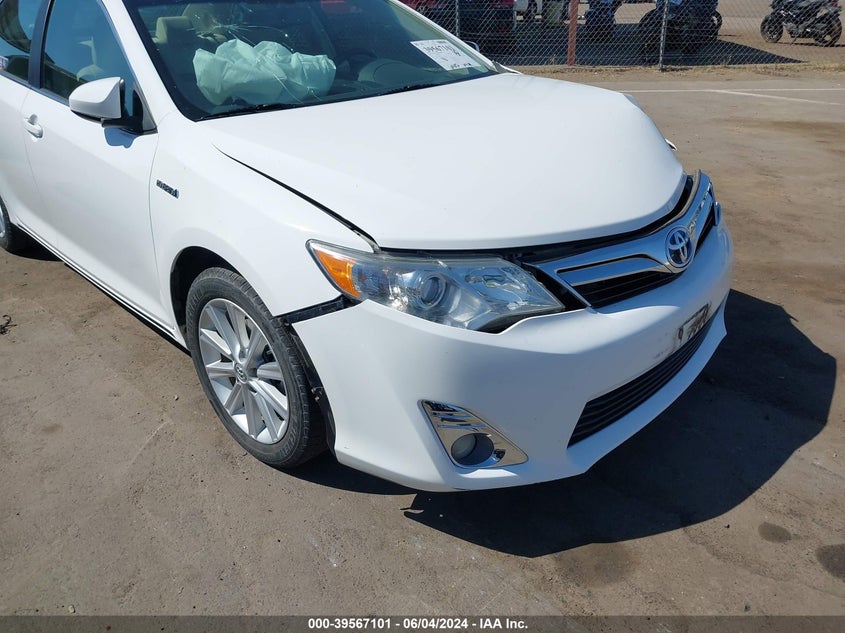 2013 Toyota Camry Hybrid Xle VIN: 4T1BD1FK8DU084512 Lot: 39567101