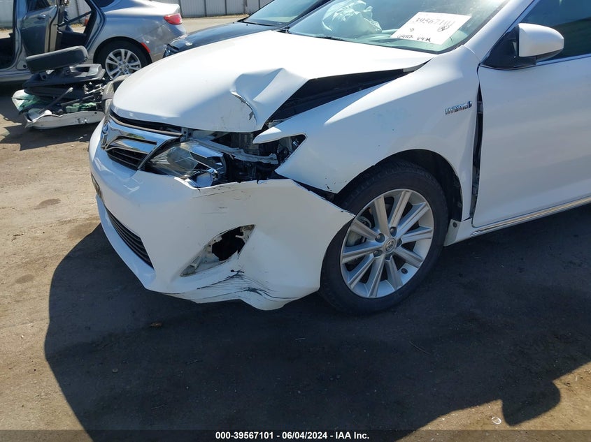 2013 Toyota Camry Hybrid Xle VIN: 4T1BD1FK8DU084512 Lot: 39567101
