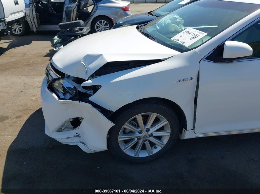 2013 Toyota Camry Hybrid Xle VIN: 4T1BD1FK8DU084512 Lot: 39567101