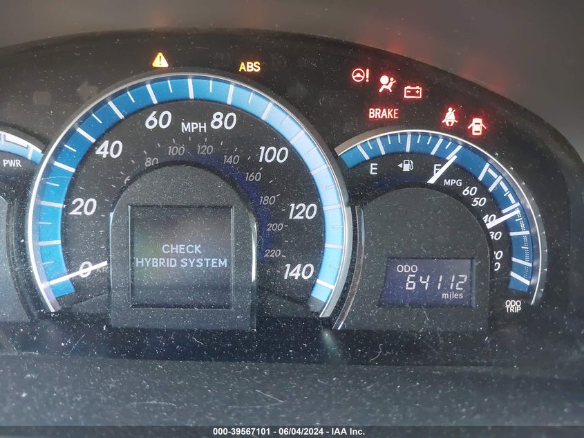 2013 Toyota Camry Hybrid Xle VIN: 4T1BD1FK8DU084512 Lot: 39567101