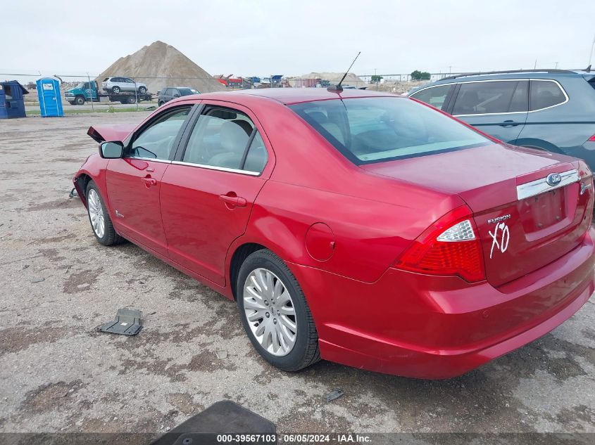 2011 Ford Fusion Hybrid VIN: 3FADP0L32BR117011 Lot: 39567103