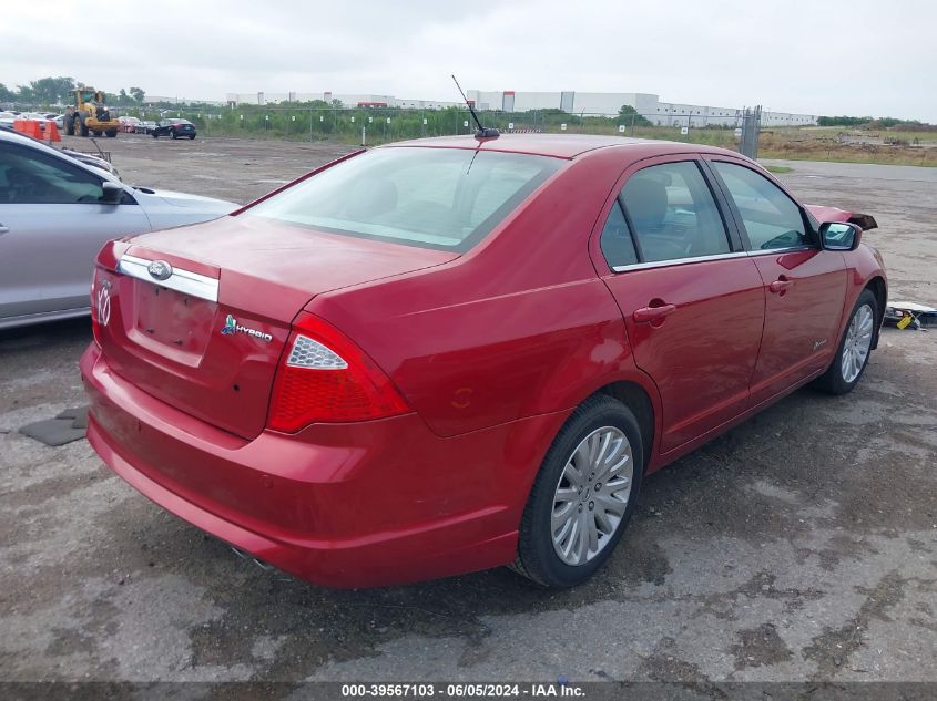 2011 Ford Fusion Hybrid VIN: 3FADP0L32BR117011 Lot: 39567103