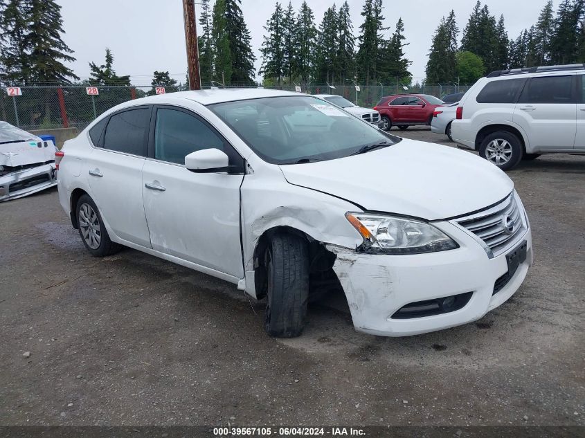 2015 Nissan Sentra S VIN: 3N1AB7AP1FY381877 Lot: 39567105