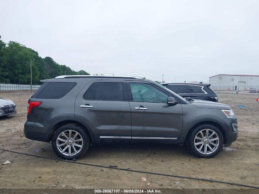 2017 Ford Explorer Limited VIN: 1FM5K8F86HGC23542 Lot: 39567107