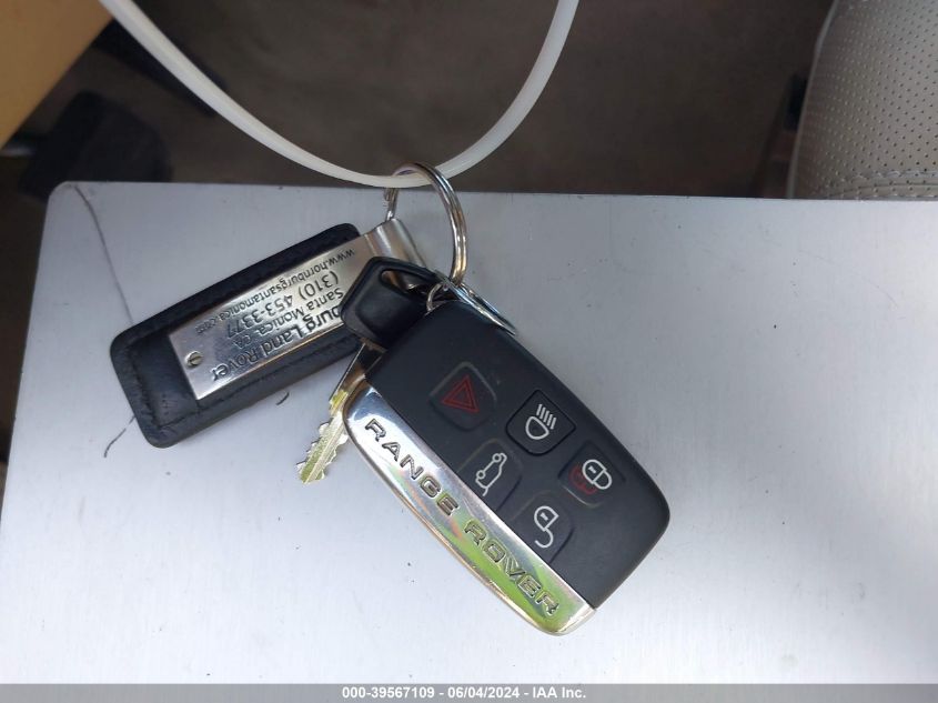 2012 Land Rover Range Rover Sport Hse VIN: SALSK2D43CA744629 Lot: 39567109