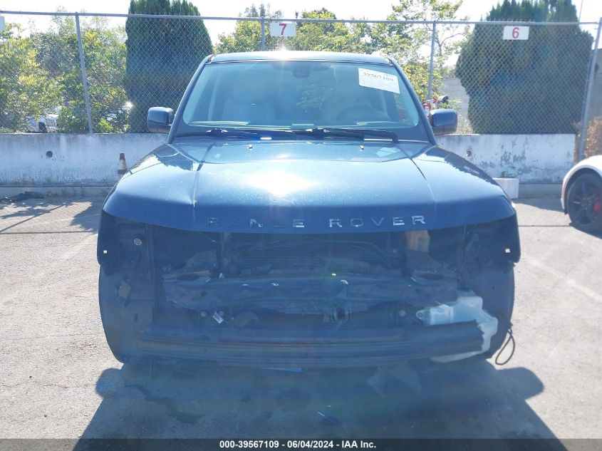 2012 Land Rover Range Rover Sport Hse VIN: SALSK2D43CA744629 Lot: 39567109