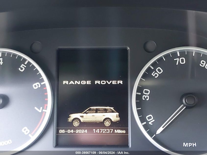 2012 Land Rover Range Rover Sport Hse VIN: SALSK2D43CA744629 Lot: 39567109