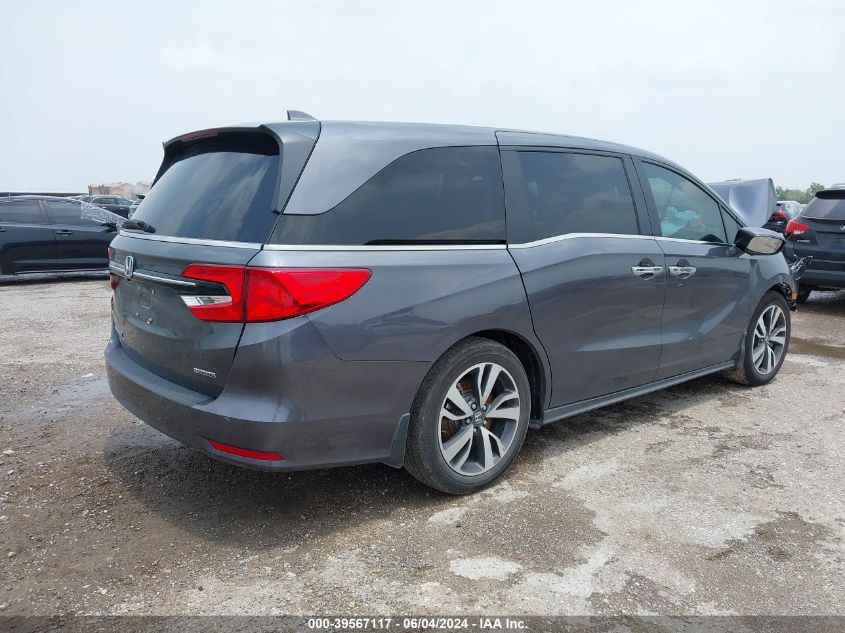 2022 Honda Odyssey Touring VIN: 5FNRL6H87NB063763 Lot: 39567117