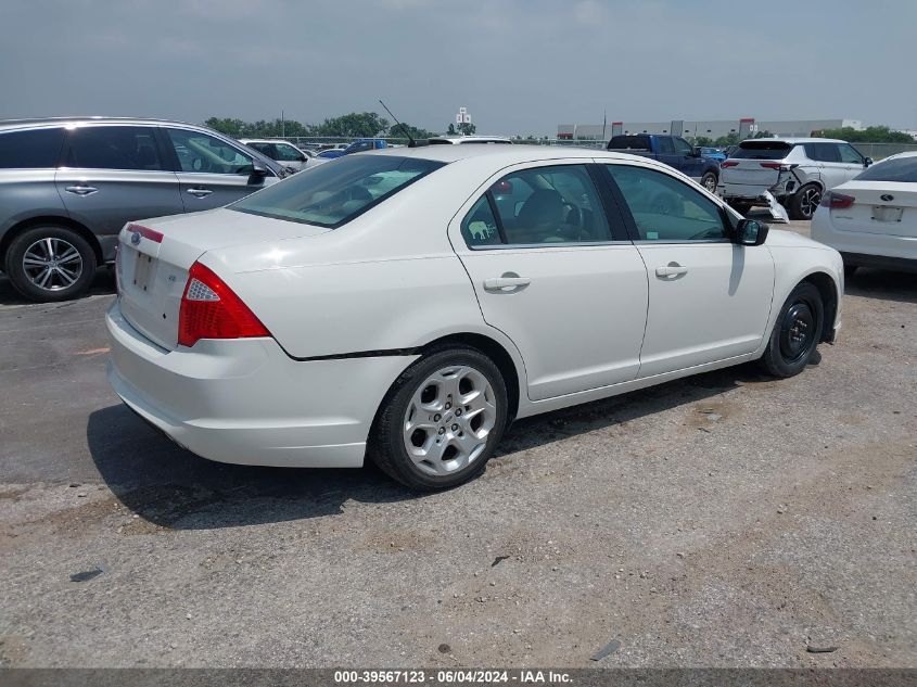 2010 Ford Fusion Se VIN: 3FAHP0HA3AR145813 Lot: 39567123