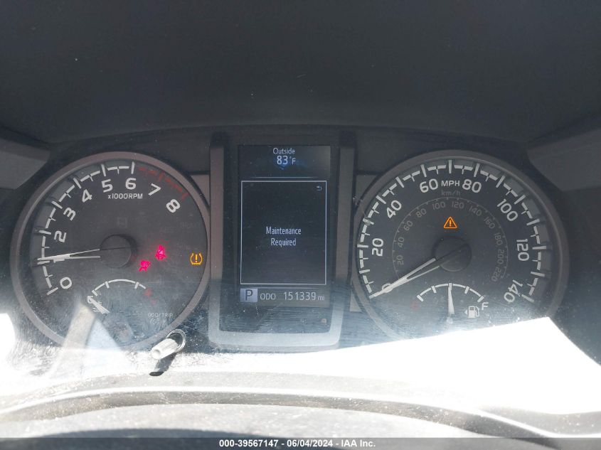 2019 Toyota Tacoma Trd Off Road VIN: 3TMCZ5AN2KM245151 Lot: 39567147