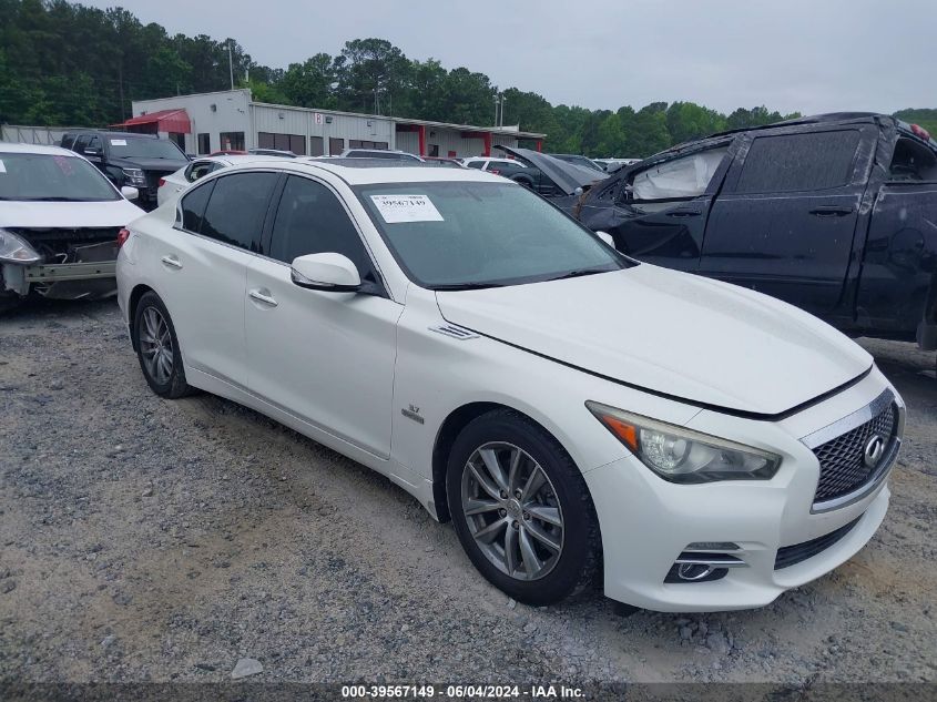 2014 Infiniti Q50 VIN: JN1BV7AP6EM675403 Lot: 39567149