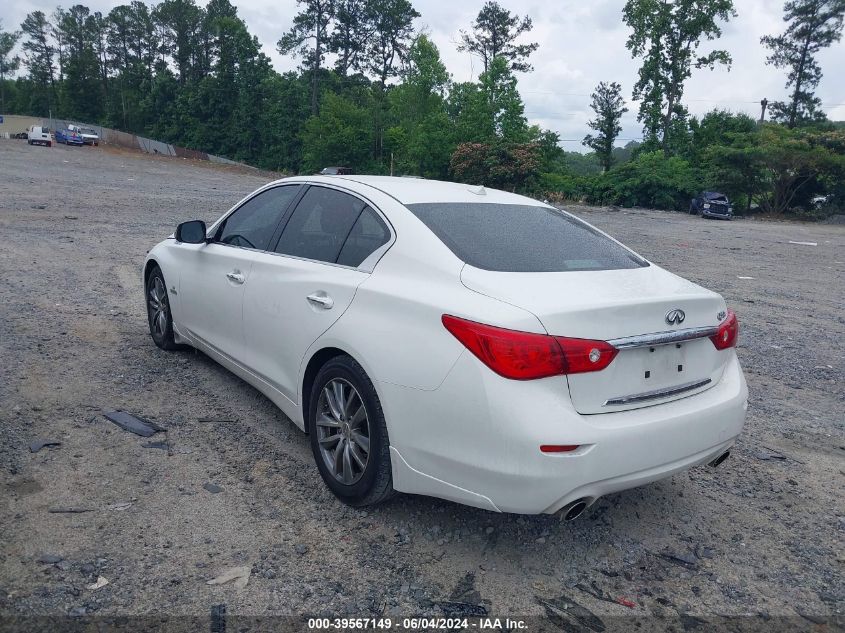 2014 Infiniti Q50 VIN: JN1BV7AP6EM675403 Lot: 39567149