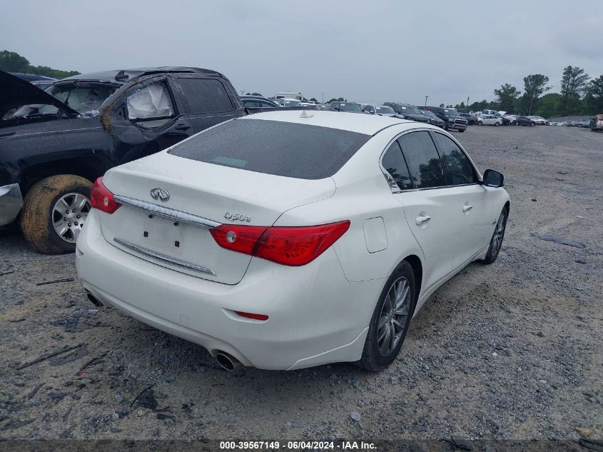 2014 Infiniti Q50 VIN: JN1BV7AP6EM675403 Lot: 39567149