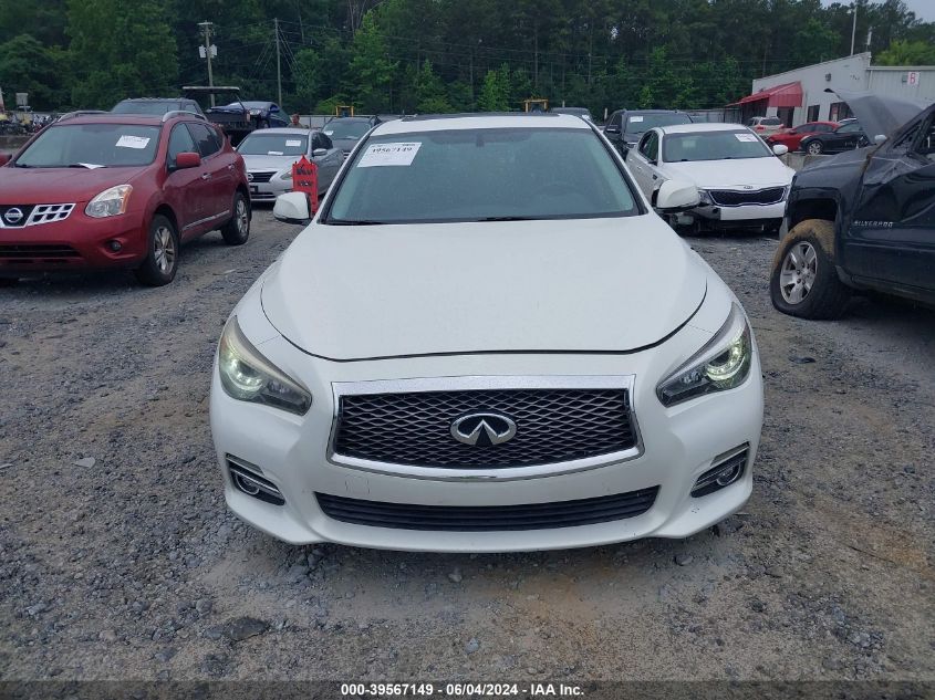 2014 Infiniti Q50 VIN: JN1BV7AP6EM675403 Lot: 39567149