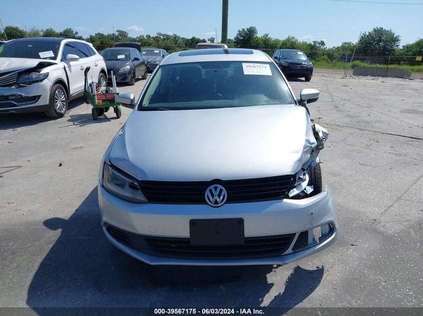 2012 Volkswagen Jetta 2.5L Se VIN: 3VWBP7AJ6CM316974 Lot: 39567175