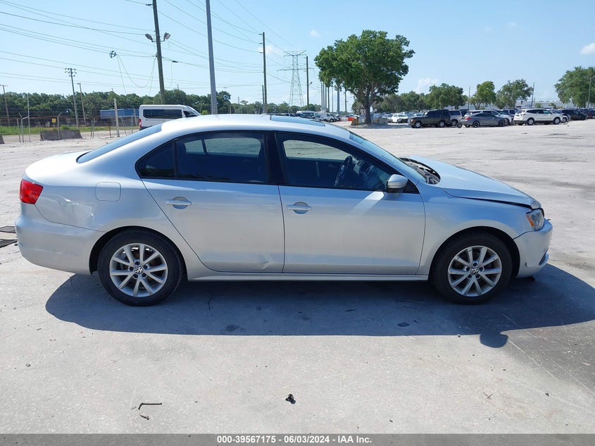 2012 Volkswagen Jetta 2.5L Se VIN: 3VWBP7AJ6CM316974 Lot: 39567175