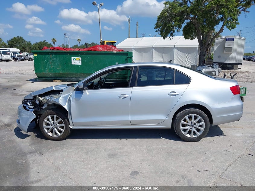 2012 Volkswagen Jetta 2.5L Se VIN: 3VWBP7AJ6CM316974 Lot: 39567175
