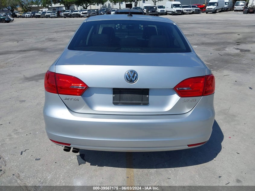 2012 Volkswagen Jetta 2.5L Se VIN: 3VWBP7AJ6CM316974 Lot: 39567175