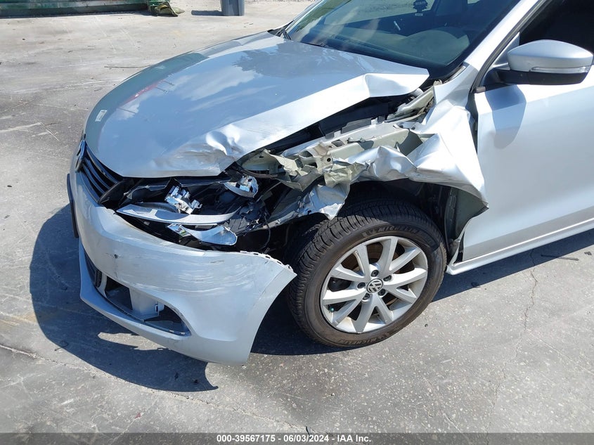 2012 Volkswagen Jetta 2.5L Se VIN: 3VWBP7AJ6CM316974 Lot: 39567175