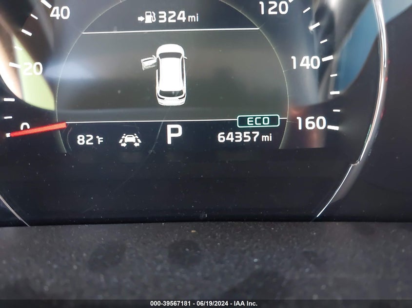 2019 Kia Sorento 3.3L Ex VIN: 5XYPH4A50KG476092 Lot: 39567181