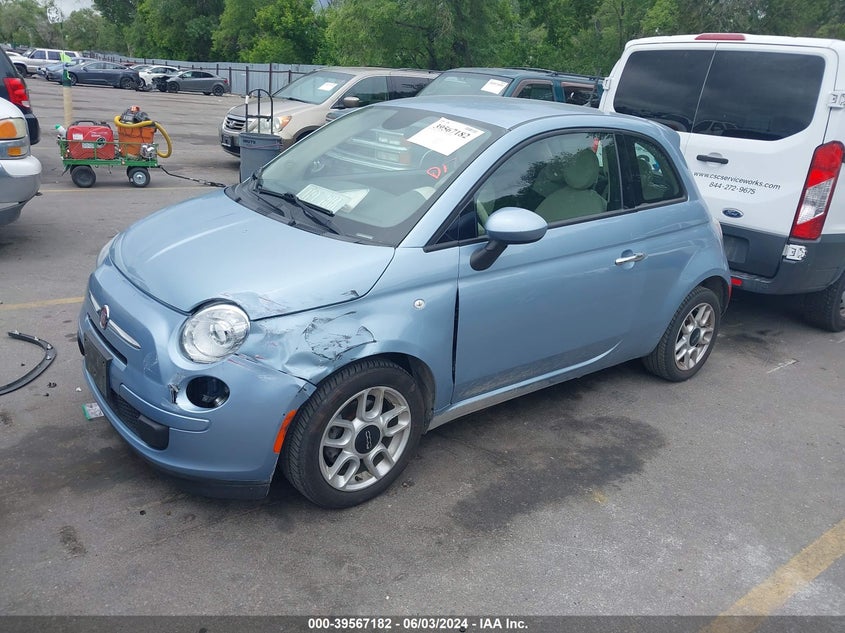 2015 Fiat 500 Pop VIN: 3C3CFFARXFT509220 Lot: 39567182