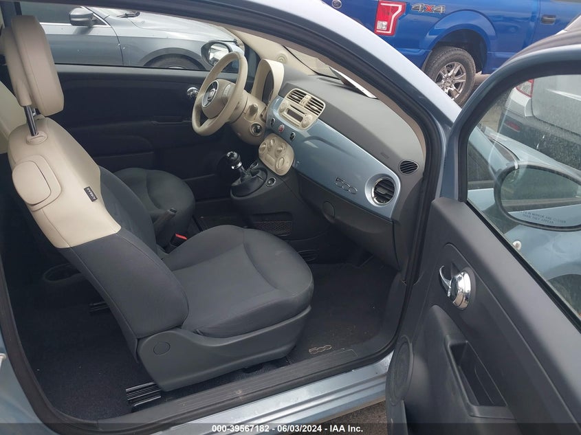 2015 Fiat 500 Pop VIN: 3C3CFFARXFT509220 Lot: 39567182