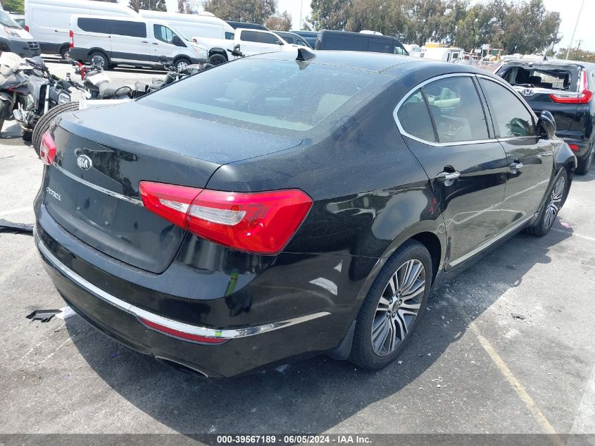 2014 Kia Cadenza Premium VIN: KNALN4D79E5130637 Lot: 39567189