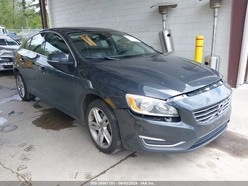 2015 Volvo S60 T5 Premier VIN: YV1612TB5F2315139 Lot: 39567191